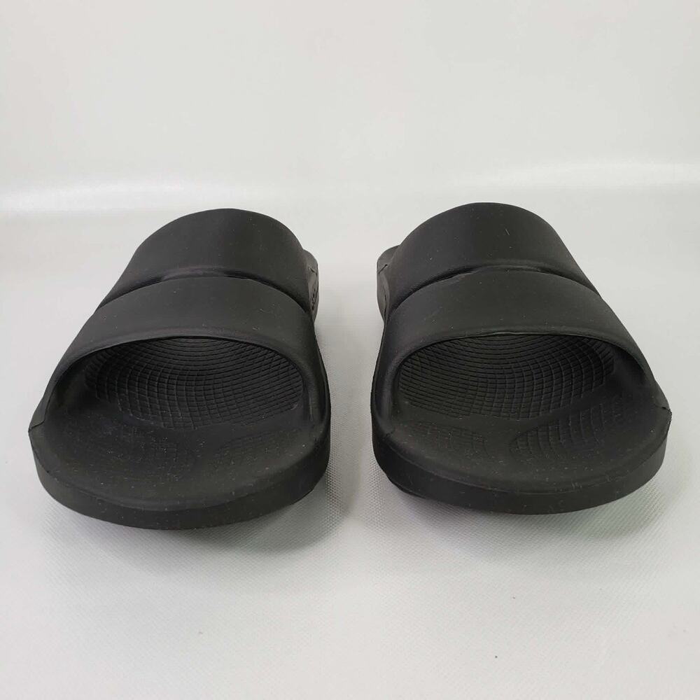 Oofos Ooahh Sandals Slides Black Mens Size 13 Comfort Recovery Shoes - Picture 2 of 9